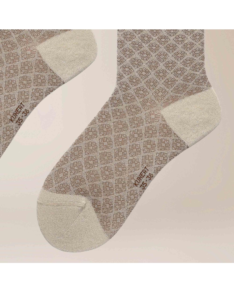 Kunert Fantastic diamond sokken grand-caramel