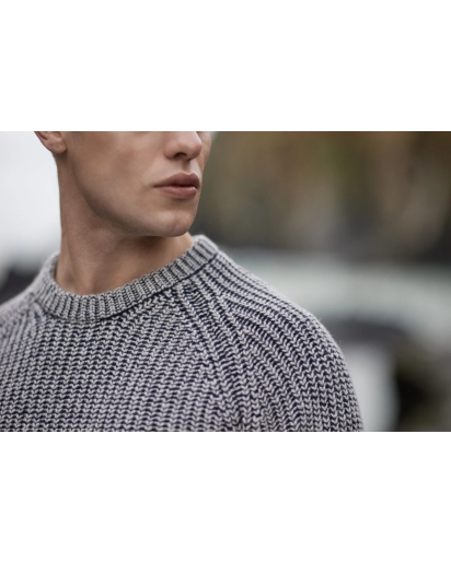 FISHERMAN OUT OF IRELAND Fisherman Chunky ribbed sweater