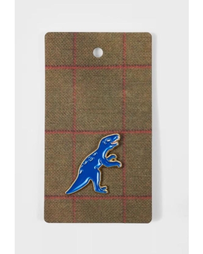 Barbour x Paul Smith Pin badge bl75 blue dinosaur