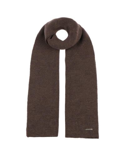 Stetson Merino scarf 63 - brown
