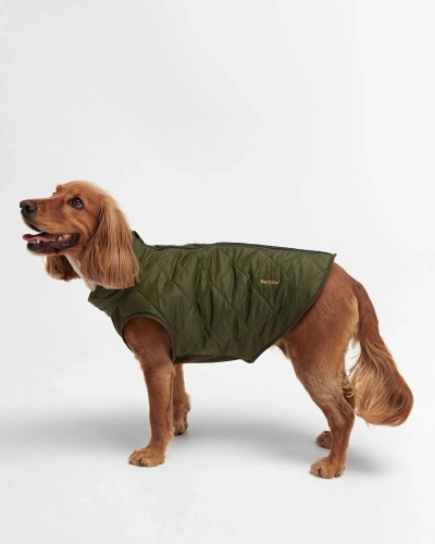 Barbour Reversible quilt fleece dog coat