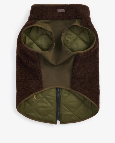 Barbour Reversible quilt fleece dog coat