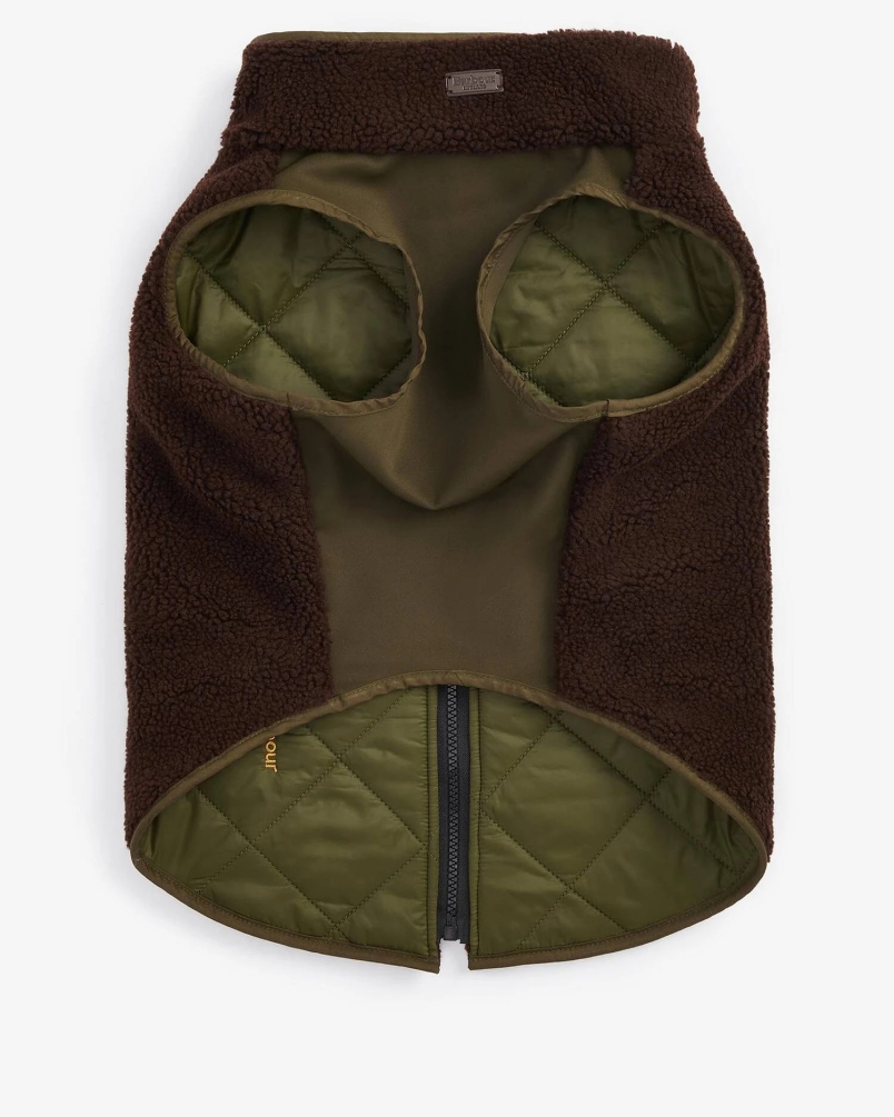 Barbour Reversible quilt fleece dog coat
