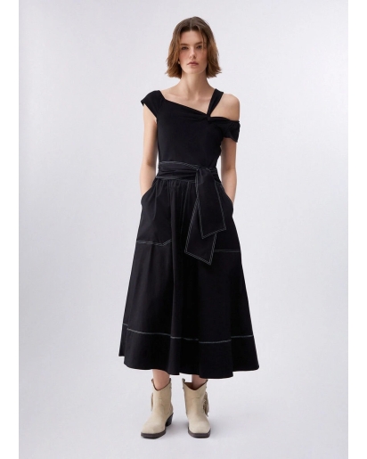 LIU.JO Liu Jo Dress with Bardot neckline