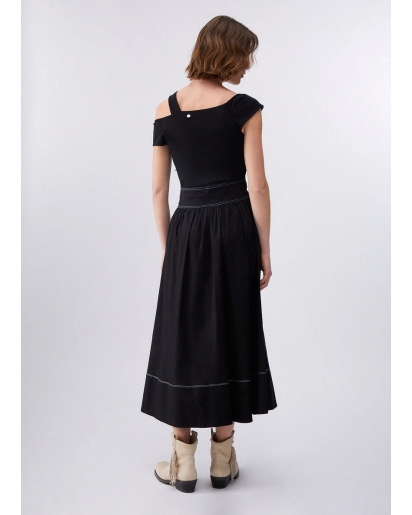 LIU.JO Liu Jo Dress with Bardot neckline