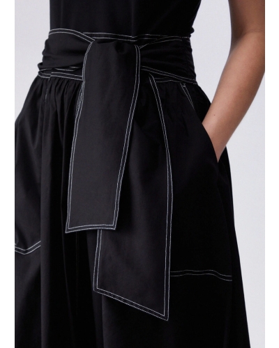Liu Jo Dress with Bardot neckline black/black
