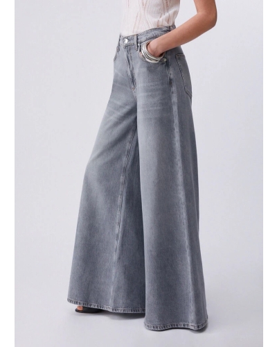 Liu Jo high waist super flared jeans denim blue