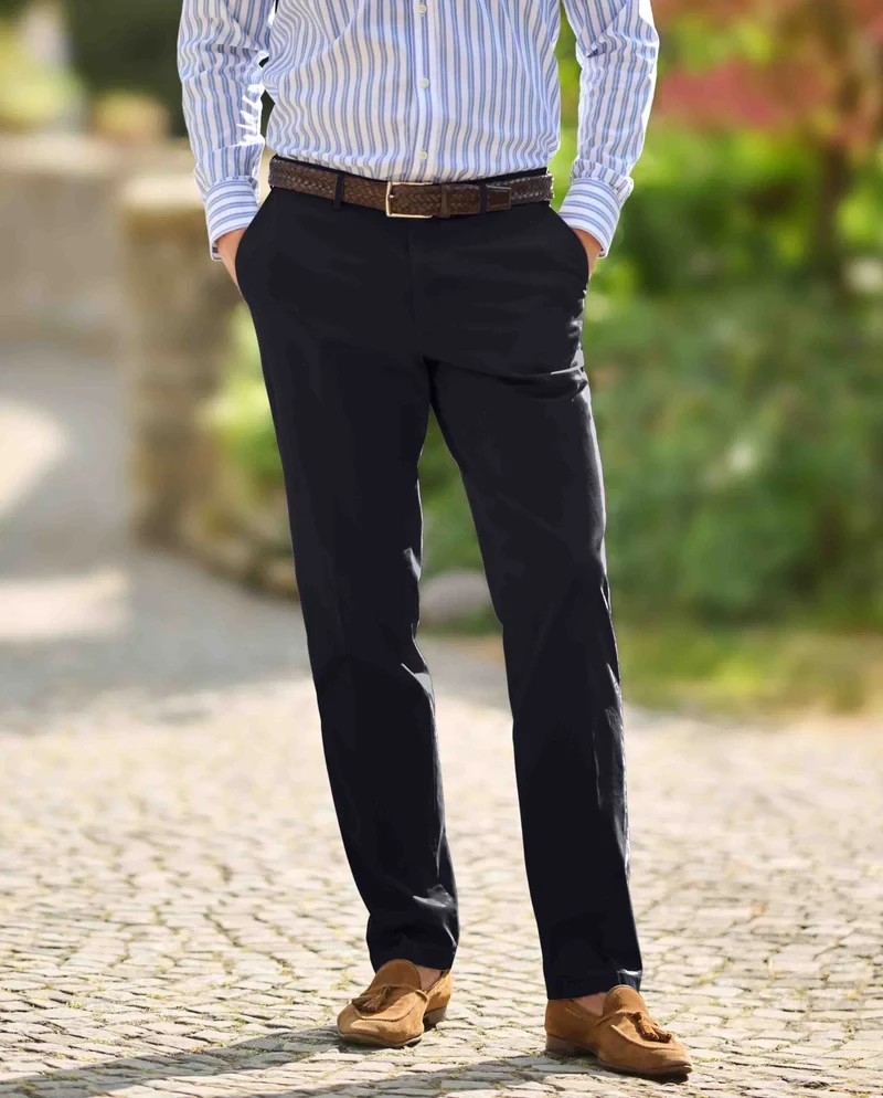 Wellington of Bilmore Mr. Jones fine men's chino navy