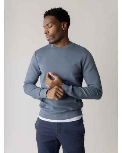 Mos Mosh Gallery Abel Crew Neck Sweat flint stone