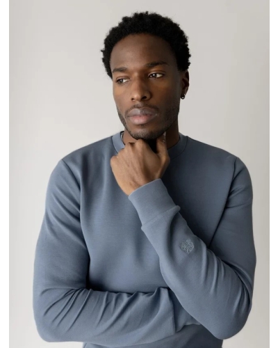 Mos Mosh Gallery Abel Crew Neck Sweat flint stone