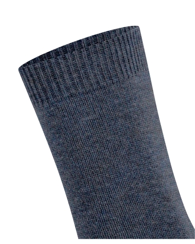 Falke Cosy Wool dames sokken dark blue melange