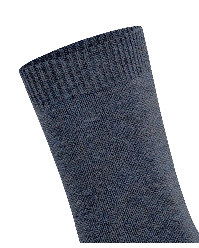 Falke Cosy Wool dames sokken dark blue melange
