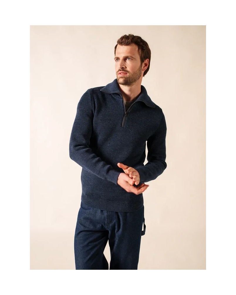 Saint James Cotentin bleu chine bleu chine