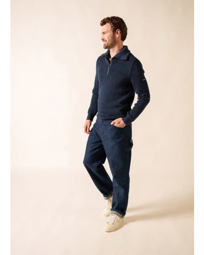 SAINT JAMES Saint James Cotentin bleu chine