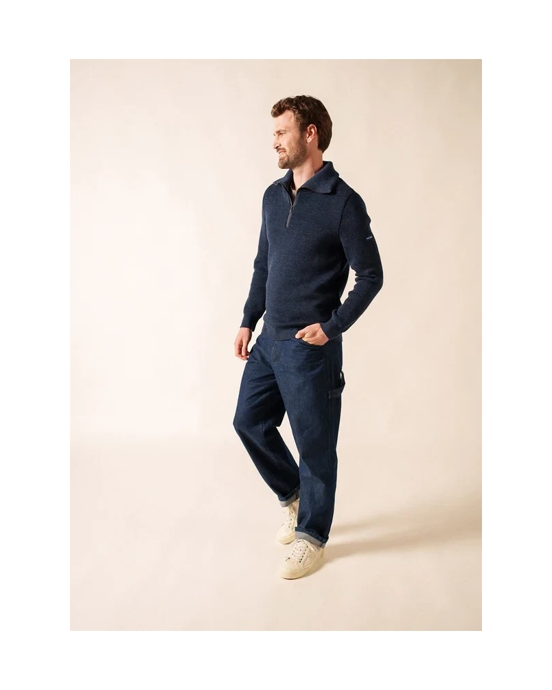 Saint James Cotentin bleu chine bleu chine