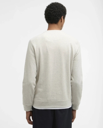 BARBOUR Barbour Pique logo sweatshirt ecru