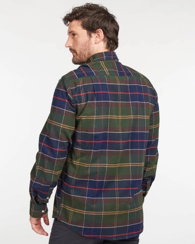 Barbour Hogside tartan shirt green