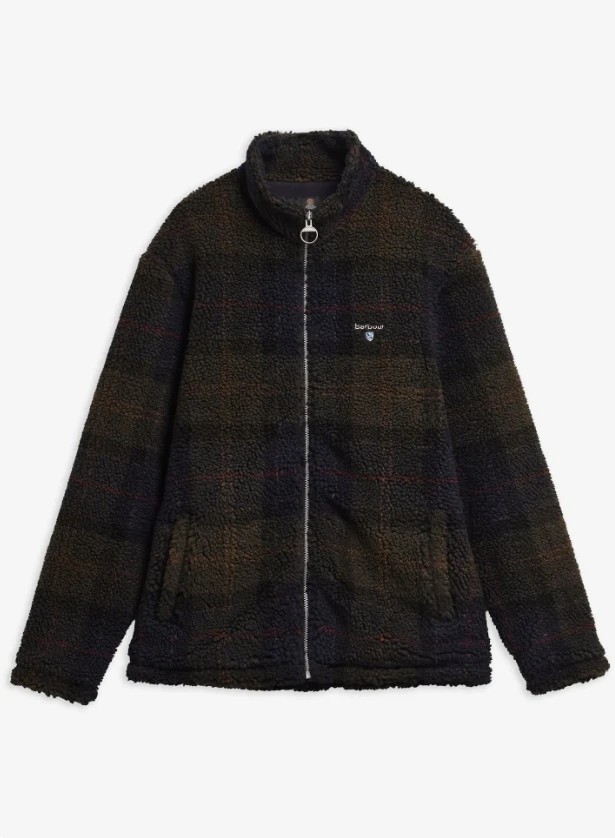 Barbour Tartan sherpa fleece shadow classic tartan