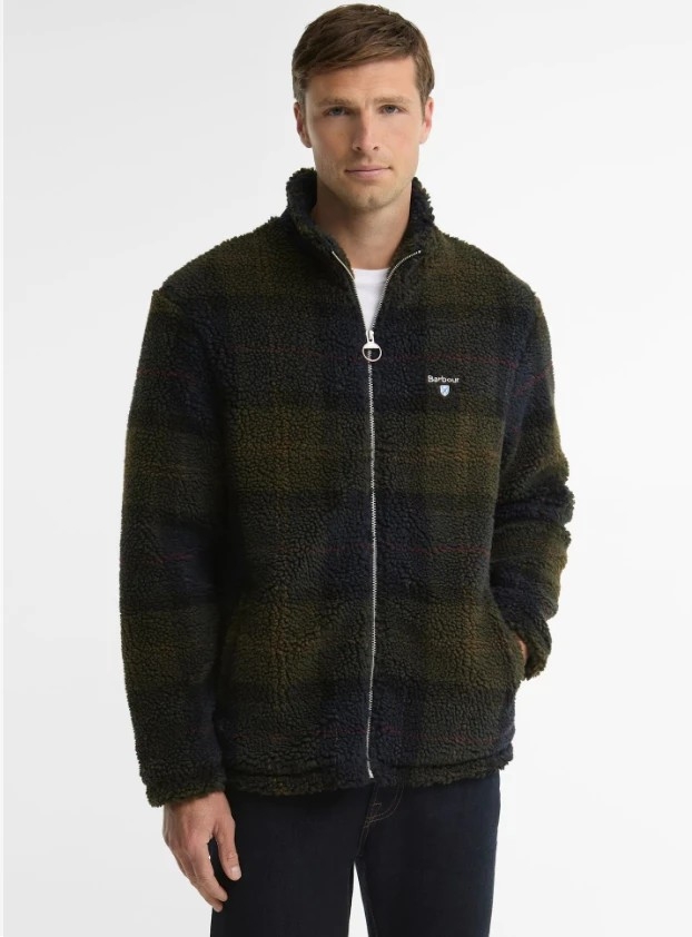 Barbour Tartan sherpa fleece shadow classic tartan