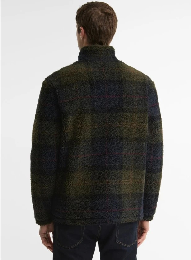 Barbour Tartan sherpa fleece shadow classic tartan