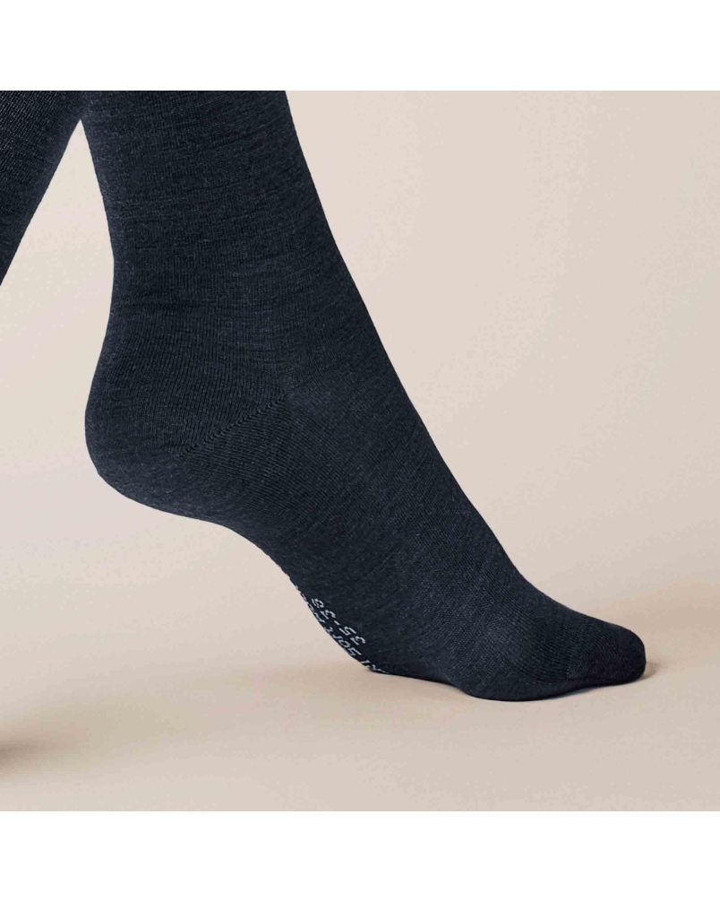 Kunert Soft wool cotton socks marine