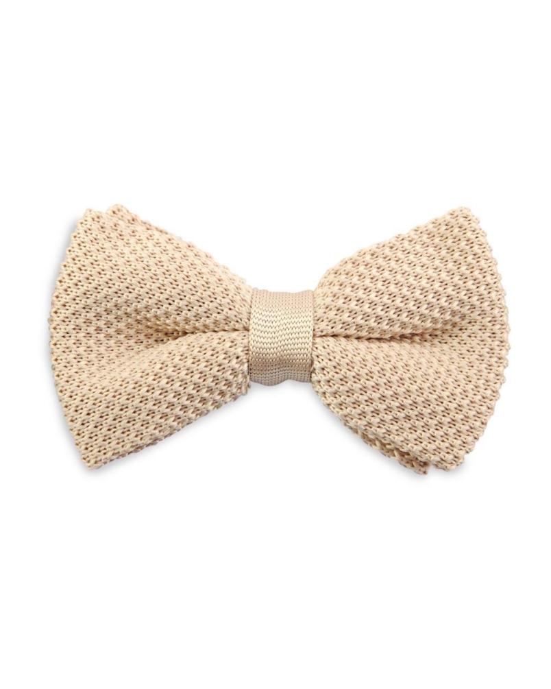 Sir Redman Work Gebreide Bowtie champagne