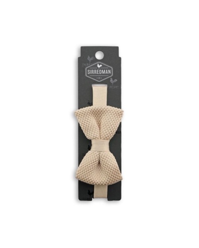 Sir Redman Work Gebreide Bowtie champagne