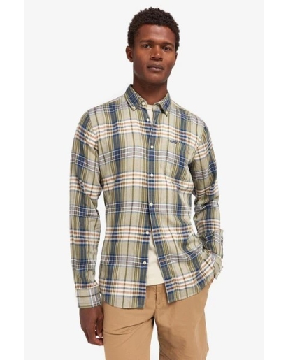 BARBOUR Barbour Laneskin tailored shirt olive
