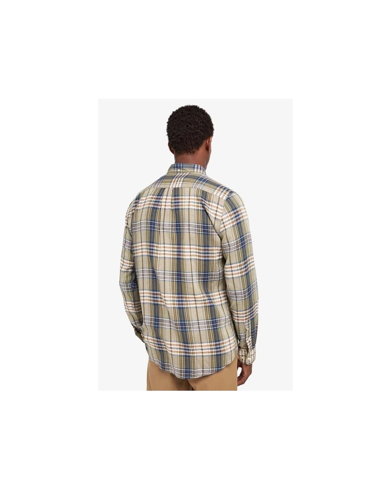 Barbour Laneskin tailored shirt olive