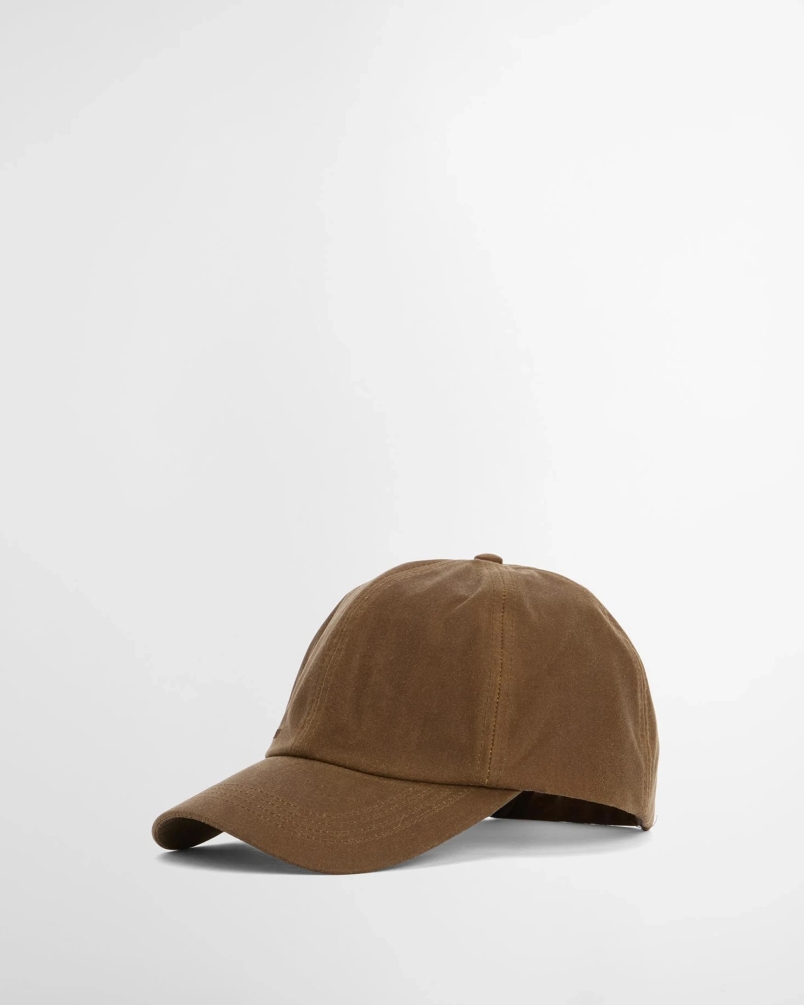 Barbour Waxed sports cap tan