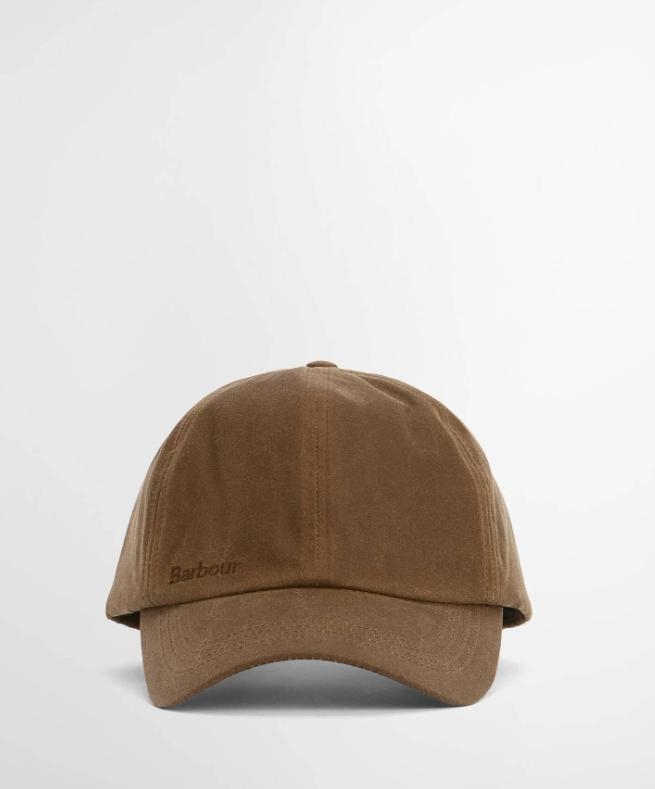 Barbour Waxed sports cap tan