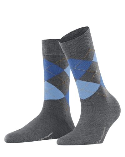 Burlington Marylebone dames sokken dark grey