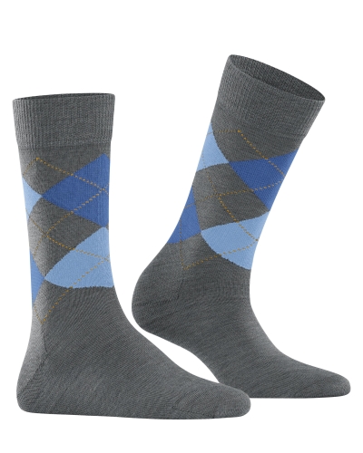 Burlington Marylebone dames sokken dark grey