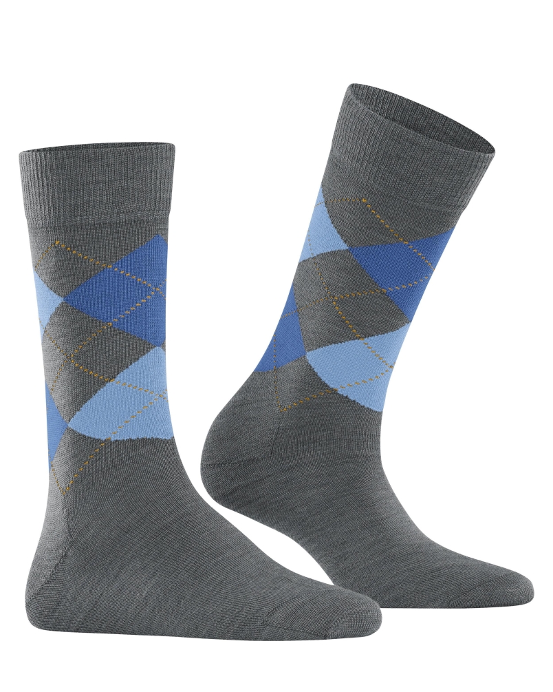 Burlington Marylebone dames sokken dark grey