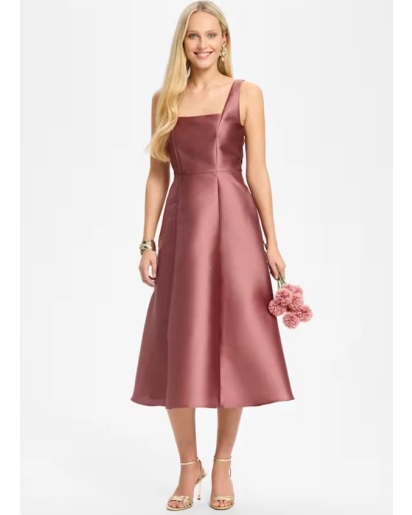 SWING Swing Cocktail dress with square neckline