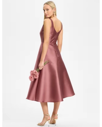 SWING Swing Cocktail dress with square neckline