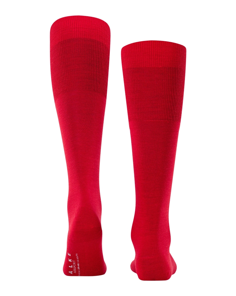 Falke Airport heren kniekousen scarlet