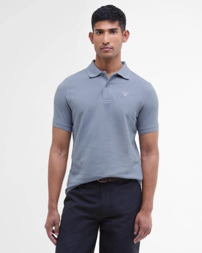 Barbour Original Tailored Sports Polo washed blue