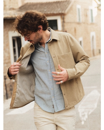 Mos Mosh Gallery Barkeley utility jacket kelp