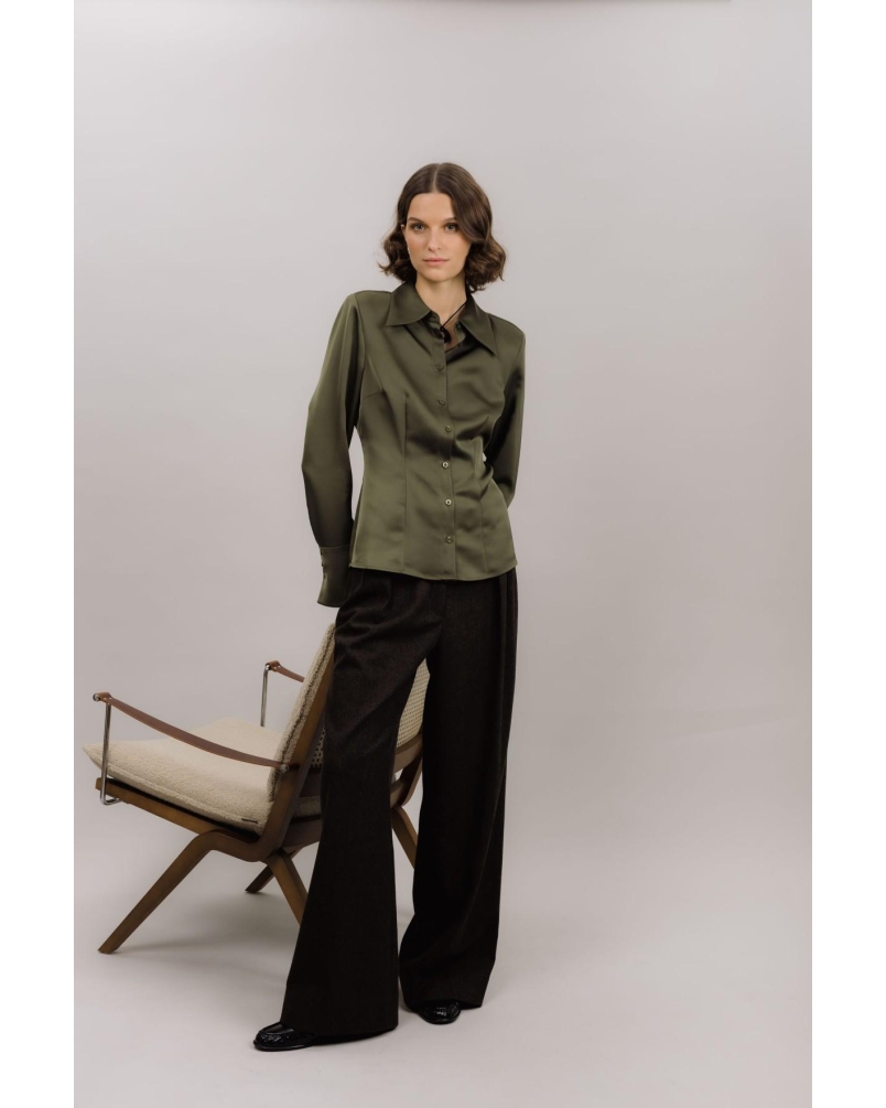 Urban Pioneers Jacinda shirt grape leaf