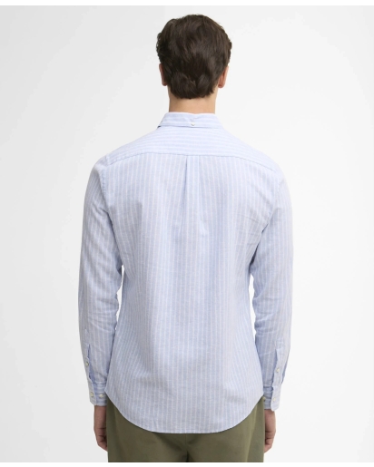 BARBOUR Barbour Nelson striped tailored shirt blue
