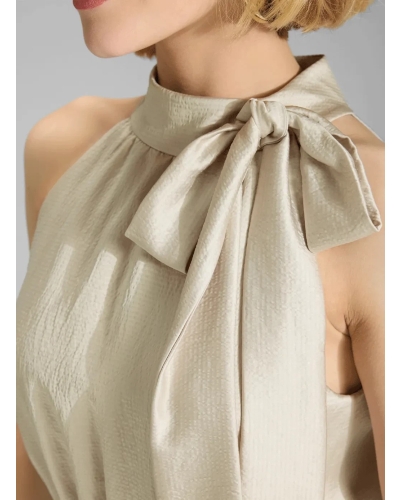 Swing Jumpsuit satin champagne satin champagne