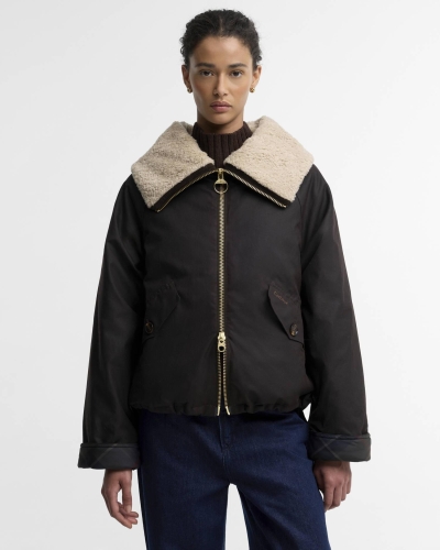 Barbour Mary wax jacket rustic/shadow classic