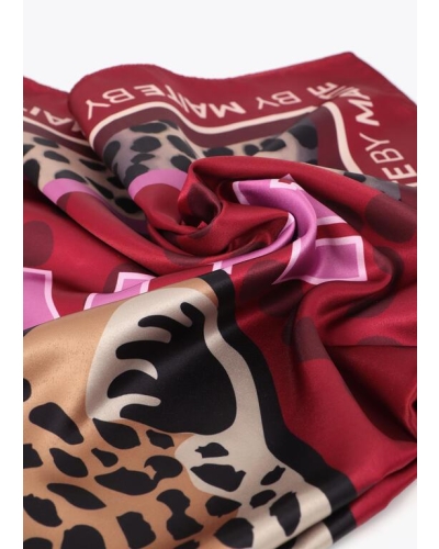 Lola Casademunt by Maite Tiger face scarf red-brown