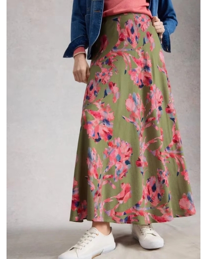 WHITE STUFF White Stuff Hope maxi skirt green multi