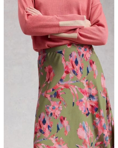 WHITE STUFF White Stuff Hope maxi skirt green multi