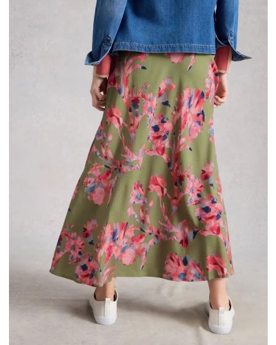White Stuff Hope maxi skirt green multi green ml