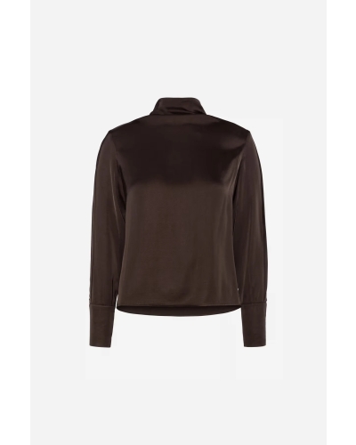 ARLENE BLOUSE dark brown