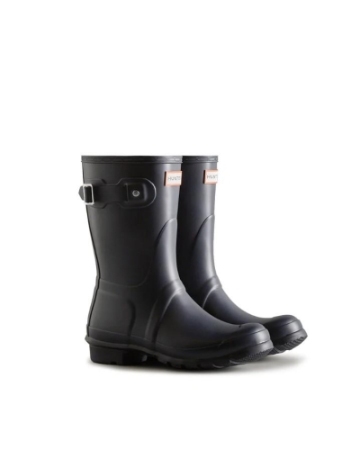 Hunter Women's original short wellington boots navy