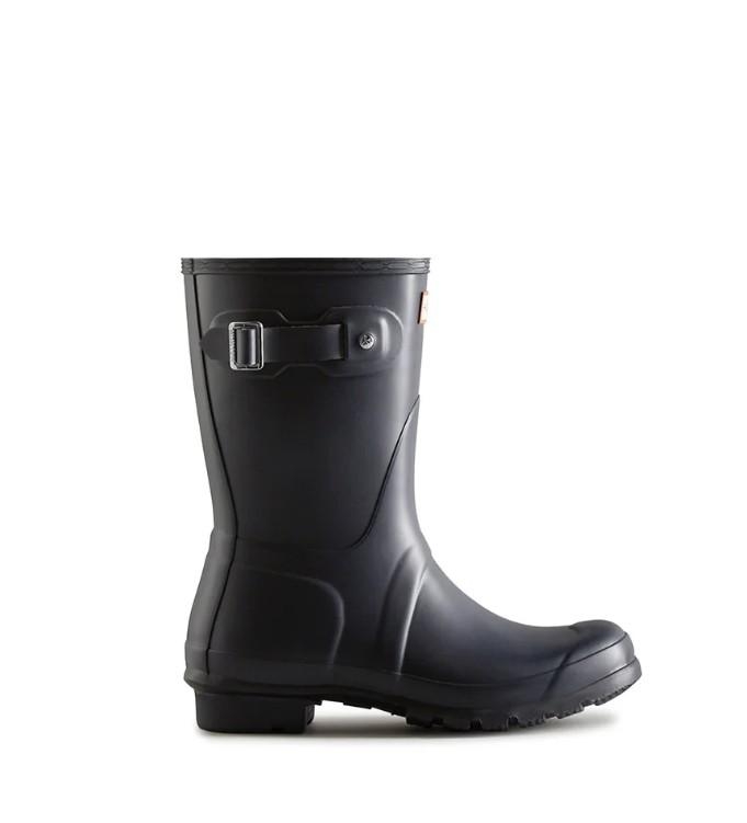 Hunter Women's original short wellington boots navy